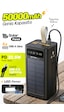 7go Gpw-01 50.000 Mah Solar Powerbank 22.5 W Hızlı Şarj, Dahili Kablolu, Led Ekranlı Taşınabilir Ş Siyah