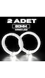 80mm Cree Led Angel Eye Melek Gözü Kristal Beyaz Halka Far Modifiye Gündüz Farı Seti - 2 Adet Takım Ürün