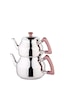 Özkent K-313 Marmaris Mini Boy Sade Çaydanlık Rose