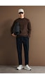 Lufian Blake Erkek Sweatshirt Kahverengi Kahverengi 112030193100400