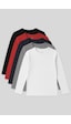 Tommy Life Standart Fit Basic O Yaka 5li Paket Unisex Çocuk T-shirt - 11329 Renkli
