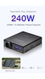 240w Taşınabilir Güç İstasyonu 41600 Mah Kablosuz Şarjlı Solar Destekli Hızlı Şarj 154wh Kapasiteli