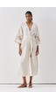 Sagaza Studio Ss6186 Keten Bağlamalı Kimono Kahverengi