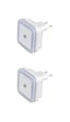 Ct-9500 Led Gece Lambası Fotoselli Led Otomatik Yanan 2 Adet(524563326) Beyaz