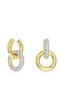 5668818 Swarovski Küpe Dextera:pe Hoop Interlinked Cre/gos