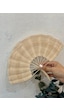 Rattan Ahşap El-duvar Yelpazesi
