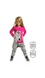 Zebra Fashion Kız Çocuk Kışlık T-shirt Pantolon Takım