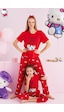Siyah İnci Lisanslı %100 Pamuk Çok Renkli Bisklet Yaka Pijama Takım Hk017 Kırmızı Siyah İnci Lisanslı %100 Pamuk Çok Renkli Bisklet Yaka Pijama Takım Hk017 Kırmızı