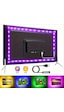 Mighty 5 Metre Usb Kumandalı Rgb Telefon Kontrollü Mutfak Dolabı Tv Arkası Animasyonlu Şerit Led Parti