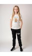 Fyk Kids Kız Çocuk Baskılı Happy Bear Bel Detayı Lastikli Alt-üst Pijama Takımı KREM Krem