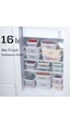 Porsima 1046 No-Frost Saklama Kabı Beyaz 16'lı