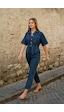 Banny Jeans Kadın Yarasa Kol Jean Tulum Koyu Mavi 001 Koyu Mavi Xs Banny Jeans Kadın Yarasa Kol Jean Tulum Koyu Mavi 001 Koyu Mavi Xs