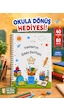 Ödev Defteri, Okul Defteri, Çizgili Defter, A5 Boy 40 Yaprak 80 Sayfa Defter, Kişiye Özel İsimli Çok Renkli