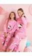 Siyah İnci Lisanslı Polar Çok Renkli Nakışlı Bisklet Yaka Pijama Takım Hk311 Pembe Siyah İnci Lisanslı Polar Çok Renkli Nakışlı Bisklet Yaka Pijama Takım Hk311 Pembe