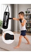 Spor Byfit 4-12 Yaş Çocuk Boks Torbası + Boks Bandajı + Askı Kancası Siyah