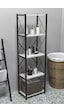 Morpanya Felixce Banyo Düzenleyici Banyo Dolabı Çok Amaçlı Dolap 5 Katlı Metal Mutfak Düzenleyici Beyaz