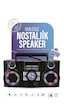 Radyo & Rgb Led Disko Işıklı Nostaljik Bluetooth Özellikli Hoparlör 4 Bantlı Şarj Edilebilir Speaker