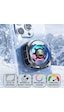 Polham Magsafe Uyumlu Telefon Soğutucu Dijital Isı Göstergeli, Rgb Led Işıklı, Turbo Fanlı 6000 Rpm, Klipsli Tutucu