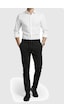 Deepsea Erkek Siyah Likralı Gofre Kumaş Beli Lastikli İpli Slim Fit Günlük Pantolon 2600650 Siyah