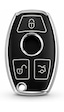 Autohan Keys Mercedes İle Uyumlu 2001-2016 Be Tipi Nano Anahtar Kılıfı, Siyah, Gümüş Renk Autohan Keys Mercedes İle Uyumlu 2001-2016 Be Tipi Nano Anahtar Kılıfı, Siyah, Gümüş Renk