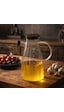 Porsima Lm-0053 Alvera Kapaklı Borosilikat Cam Yağlık Sirkelik Yağdanlık 1000ml Şeffaf
