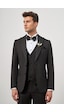 İmza Siyah Yelekli 6 Drop Slim Fit Ceremony Takım Elbise 1001240205 Siyah