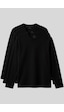Tommy Life Standart Fit Basic O Yaka 3lü Paket Siyah Erkek T-shirt 87997 Siyah