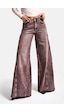 it's basic Kadın Koyu Kot Rengi 4s6-157 Süper Palazzo %100 Koton Denim Jean