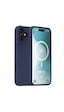 Apple Uyumlu iPhone Buff 16 Magsafe Rubber Fit Silikon Kılıf Storm Blue