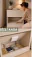 Gizli Komodin - Kasalı Komodin - Gizli Bölmeli Komodin - Akıllı Kasa - Komodin- Gizli Çekmece Komdin- Gizli Kasa Komodin- Kartlı Komodin Traverten
