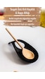 Akrilik Siyah Tezgah Üstü Kirli Kaşıklık & Kepçe Altlığı