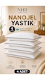 %100 Nanojel Elyaf Dolgulu Uyku Yastığı / 50x70 1200gr / 4 Adet