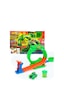 Jmk91 Hot Wheels Monster Trucks Mutant Kaosu Çemberde Yarış Oyun Seti Çok Renkli