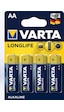 Varta Longlife 4106 Alkaline AA Kalem Pil 4'lü
