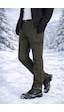 Vatan Tekstil İçi Polarlı Kışlık İthal Softshell Rüzgar Geçirmez Su İtici Kumaş Erkek Pantolon Haki