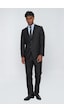 İmza Siyah Mono Yaka Gabardin Astarlı Tek Yırtmaç Esnek 4 Drop Comfort Fit Basic Takım Elbise 1001255009
