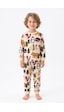 Bunny Hopp Kız Ve Erkek Çocuk Uzun Kollu Pijama Takımı %100 Pamuk Bej Kış Ormanı Ve Yılbaşı Desenli Penye Bunny Hopp Kız Ve Erkek Çocuk Uzun Kollu Pijama Takımı %100 Pamuk Bej Kış Ormanı Ve Yılbaşı Desenli Penye