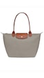 Longchamp Kadın Omuz Çantası Small L1621 089 Gri