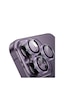 Buff Apple Uyumlu iPhone 13 Pro / 13 Pro Max Kamera Metal Lens Koruyucu Mor