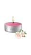 10 Lu Gül Kokulu Pembe Tealight Mum