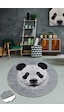 Huge Panda Djt Çap 120 Cm Dekoratif Yıkanabilir Kaymaz Taban