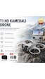 Gri T1 Hd Kameralı 360 Dönüşlü Taşınabilir Kompakt Drone-1689