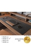 Mouse Pad Masa Koruyucu Büyük Keçe Oyuncu Matı 3mm Antrasit Renk