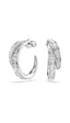 5749069 Swarovski Küpe Vıenna:pe S Hoops Whıte/rhs Metalik
