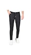 Deepsea Erkek Koyu Lacivert Beli Lastikli Slim Fit Likralı Duble Paça Penye Spor Pantolon 2502385 Koyu Lacivert
