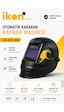 İkon Tools Otomatik Kararan Kaynak Maskesi Ayarlanabilir Kaynakçı Maskesi Tıg Mıg Mma Uyumlu