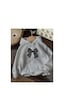 Herkesemoda Kurdele Baskı Detaylı İçi Polarlı Kapüşonlu Sweatshirt Gri Herkesemoda Kurdele Baskı Detaylı İçi Polarlı Kapüşonlu Sweatshirt Gri