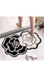 Bungari Rose Banyo Paspası 60x100cm Kaydırmaz Tabanlı Djtbanyo Renkli