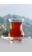 Lav Ayda Cam Çay Seti 6 Kişilik 135 ml (6 Çay Bardağı, 6 Çay Tabağı)