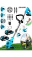 Dragro Alman DRGM3800 Eco Pro 2 Akülü M 3800 VF 20 AH Teleskopik Uzatmalı Çim Biçme Makinesi